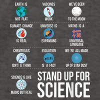 Stand Up For Science Vector Backpack