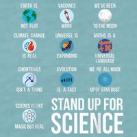 Stand Up For Science Sueded Cloud Jersey T-Shirt