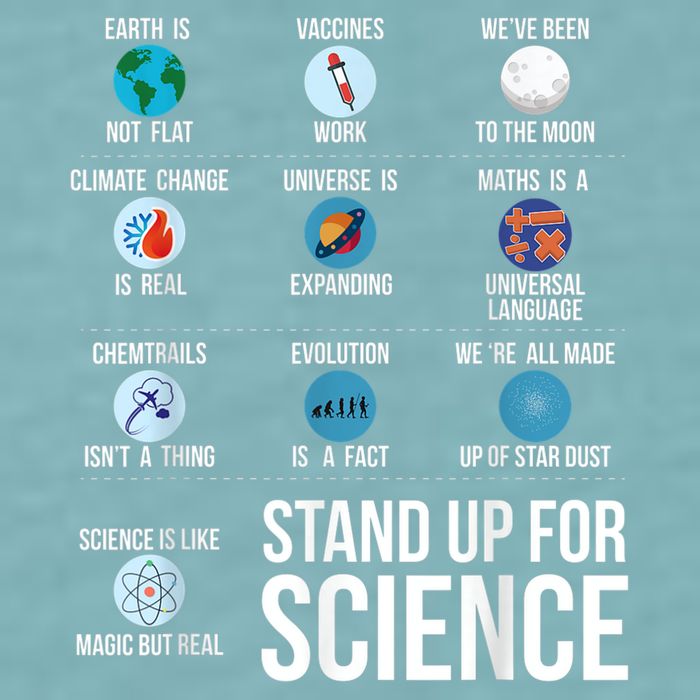 Stand Up For Science Sueded Cloud Jersey T-Shirt