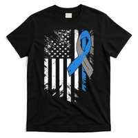 Support USA Flag Diabetes Type 1 Awareness Family T-Shirt