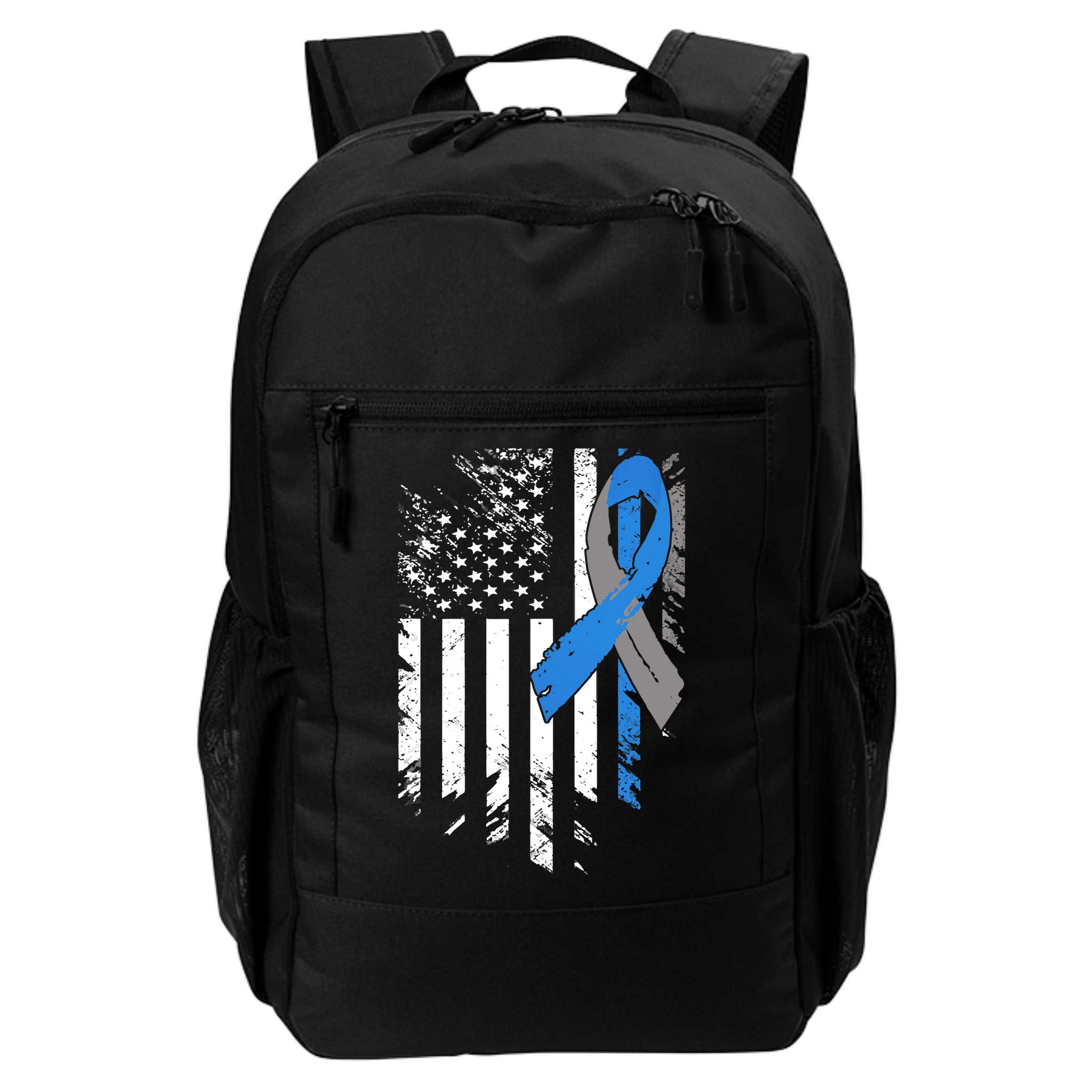 Support USA Flag Diabetes Type 1 Awareness Family Backpack