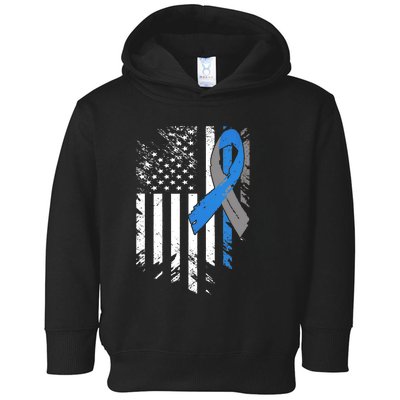 Support USA Flag Diabetes Type 1 Awareness Family Toddler Hoodie