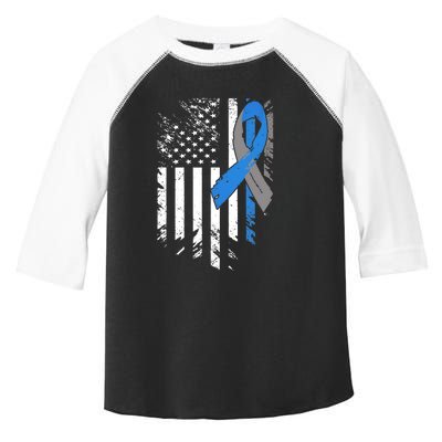 Support USA Flag Diabetes Type 1 Awareness Family Toddler Fine Jersey T-Shirt