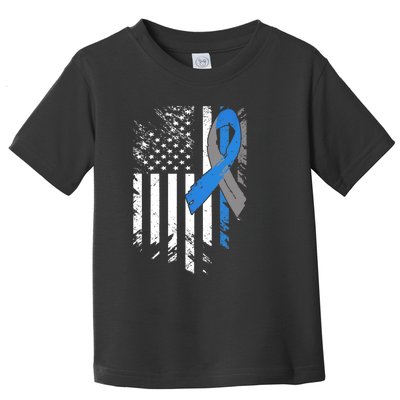 Support USA Flag Diabetes Type 1 Awareness Family Toddler T-Shirt