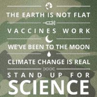 Stand Up For Science Quote Legacy Tie Dye Trucker Hat
