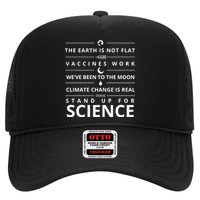 Stand Up For Science Quote Trucker Hat