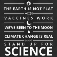 Stand Up For Science Quote Trucker Hat