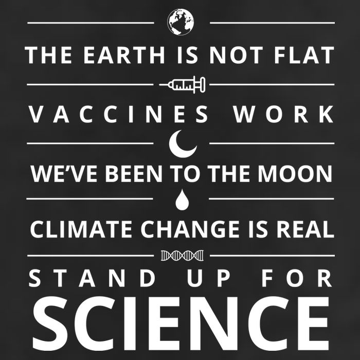 Stand Up For Science Quote Trucker Hat