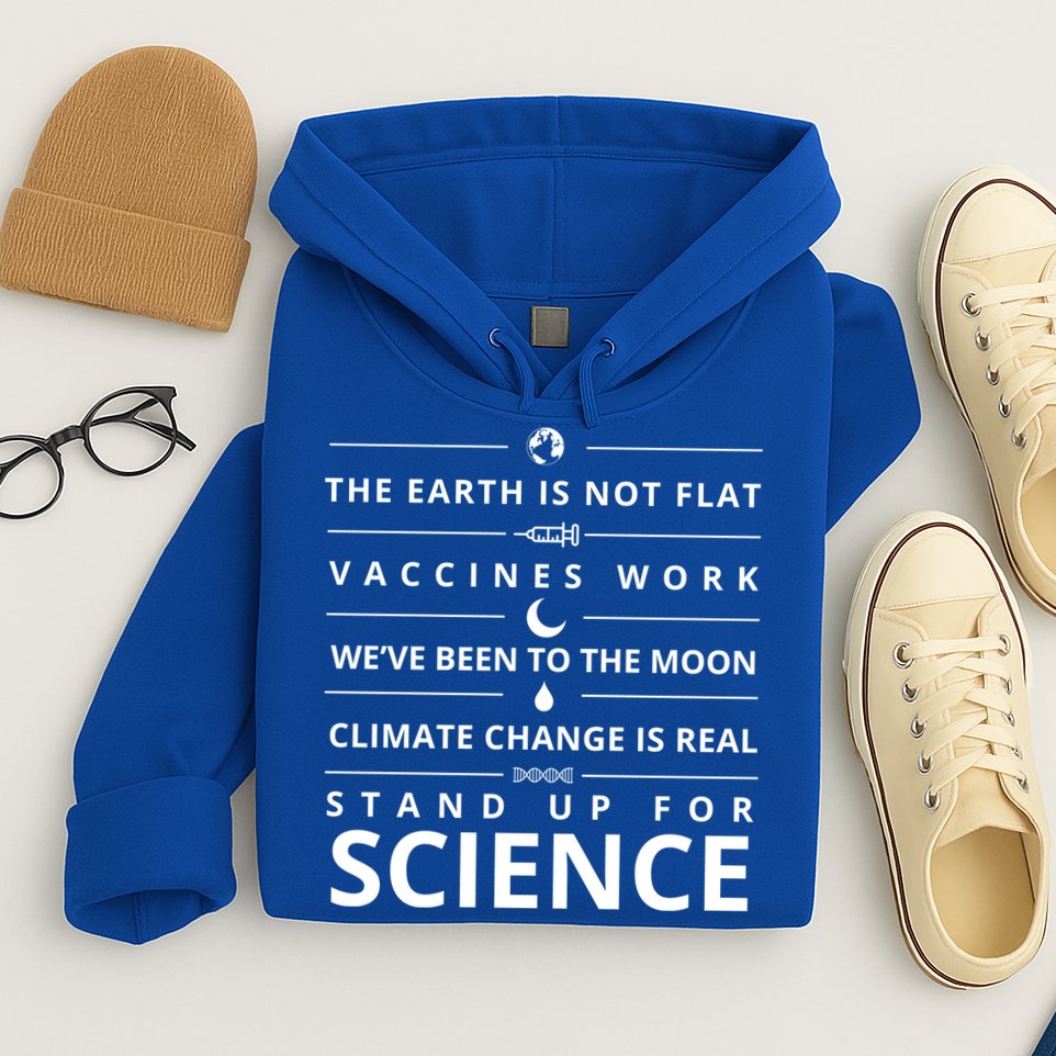 Stand Up For Science Quote Hoodie