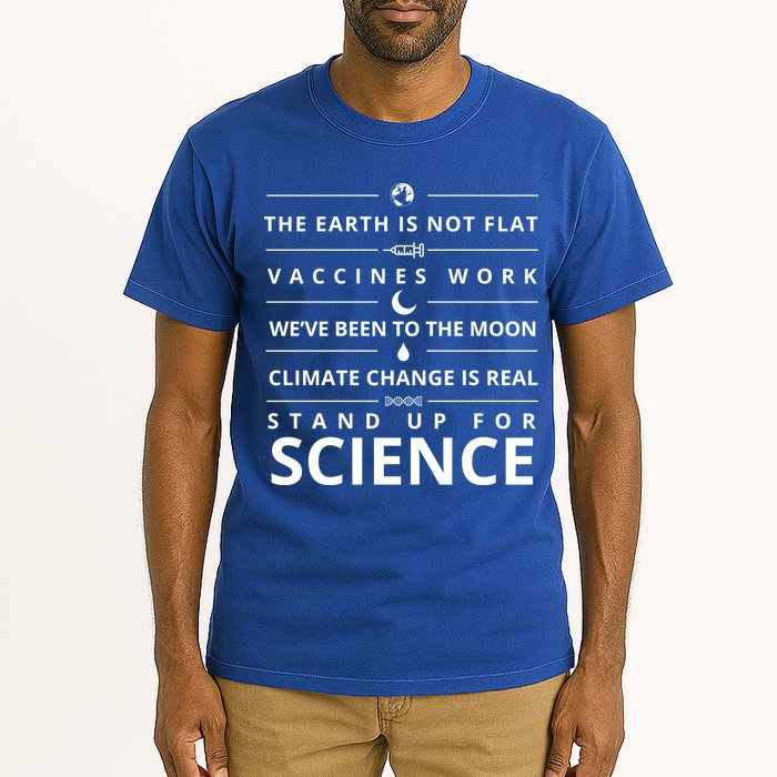 Stand Up For Science Quote Tall T-Shirt
