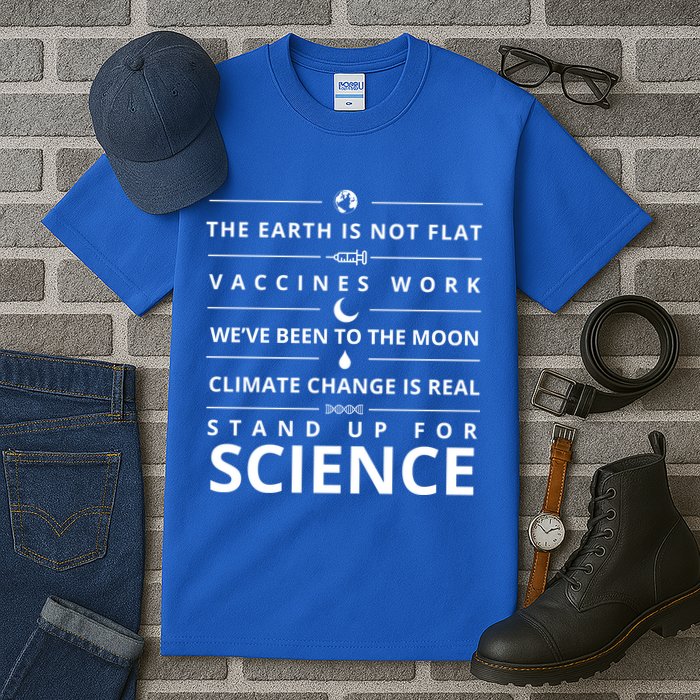 Stand Up For Science Quote Tall T-Shirt