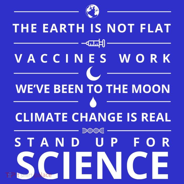 Stand Up For Science Quote Button