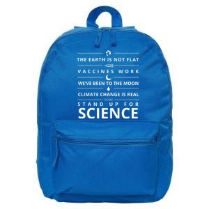 Stand Up For Science Quote 16 in Basic Backpack