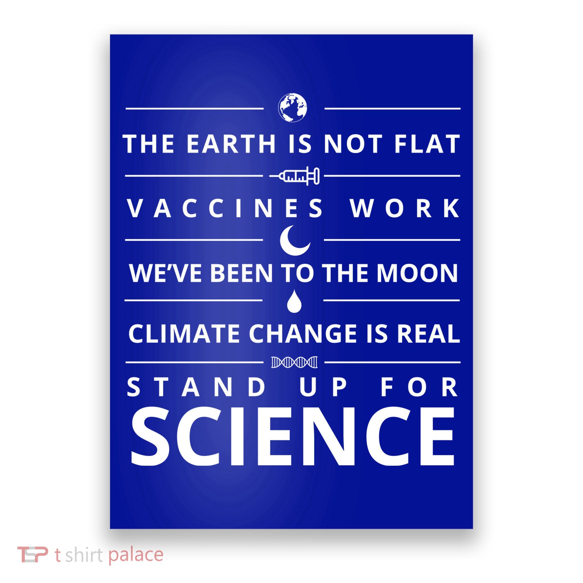Stand Up For Science Quote Poster