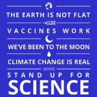 Stand Up For Science Quote Baby Bodysuit