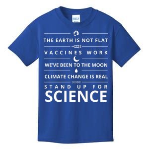 Stand Up For Science Quote Kids T-Shirt