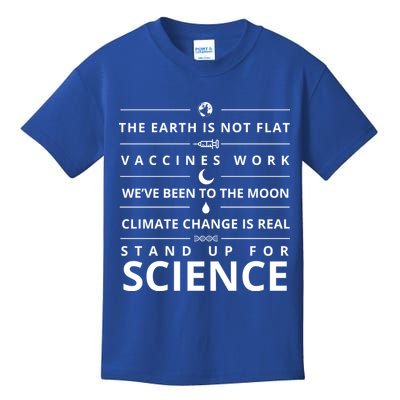 Stand Up For Science Quote Kids T-Shirt