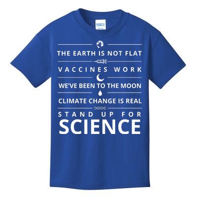 Stand Up For Science Quote Kids T-Shirt