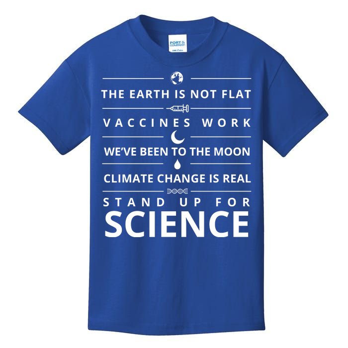 Stand Up For Science Quote Kids T-Shirt