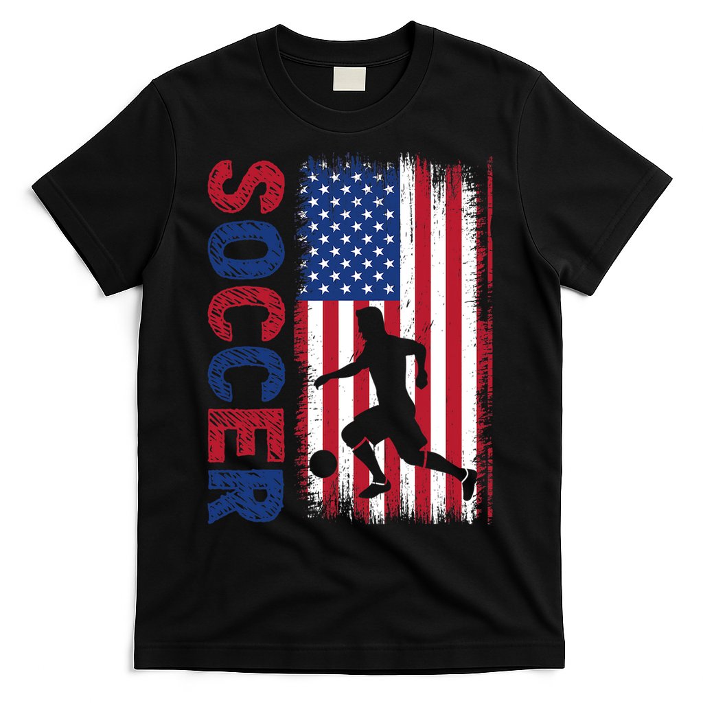 Soccer Usa Flag For Soccer Lover Gift T-Shirt
