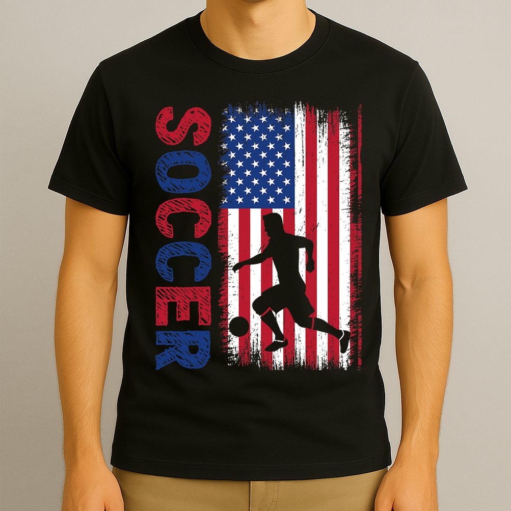 Soccer Usa Flag For Soccer Lover Gift T-Shirt