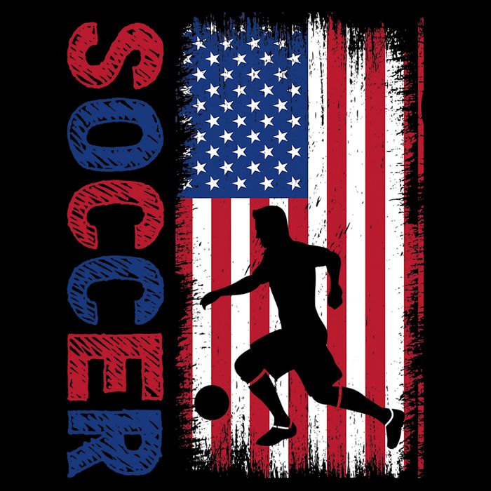 Soccer Usa Flag For Soccer Lover Gift T-Shirt