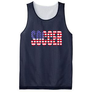 Soccer USA Flag For Soccer Lover Man Woman Mesh Reversible Basketball Jersey Tank