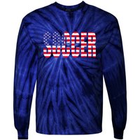 Soccer USA Flag For Soccer Lover Man Woman Tie-Dye Long Sleeve Shirt