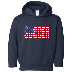 Soccer USA Flag For Soccer Lover Man Woman Toddler Hoodie