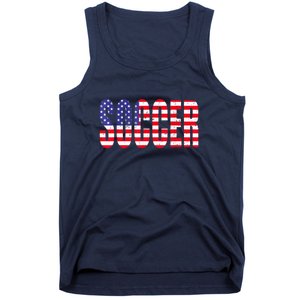 Soccer USA Flag For Soccer Lover Man Woman Tank Top