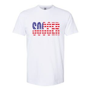 Soccer USA Flag For Soccer Lover Man Woman Softstyle CVC T-Shirt