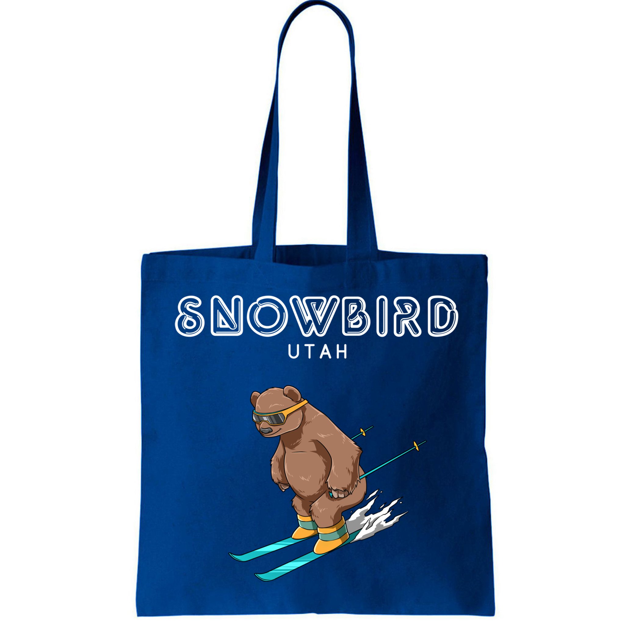 Snowbird Utah Funny Ski Grizzly Bear Gift Bag