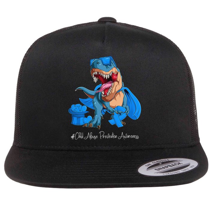 Speaking Up For Those Who Cant CHILDABUSEAWARENESS Flat Bill Trucker Hat