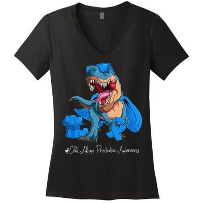 Speaking Up For Those Who Cant CHILDABUSEAWARENESS Women's V-Neck T-Shirt