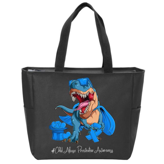 Speaking Up For Those Who Cant CHILDABUSEAWARENESS Zip Tote Bag