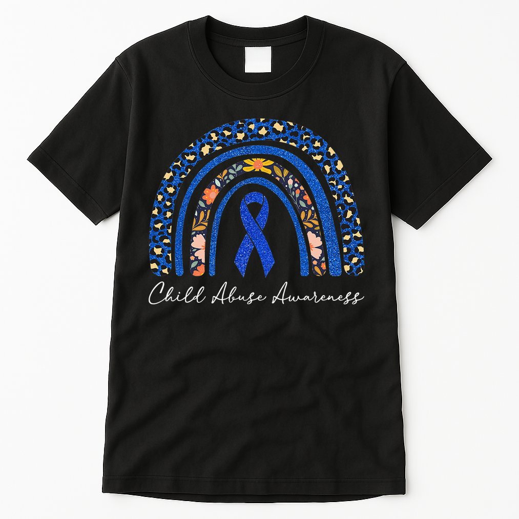Stand Up For Children Child Abuse Prevention Month Tall T-Shirt