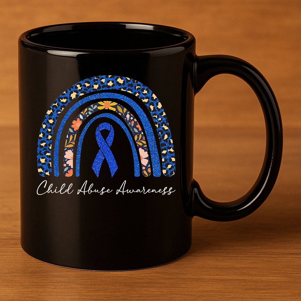 Stand Up For Children Child Abuse Prevention Month 11oz C Handle Ceramic Mug