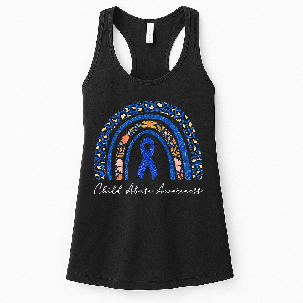 Stand Up For Children Child Abuse Prevention Month Womens Tank Top