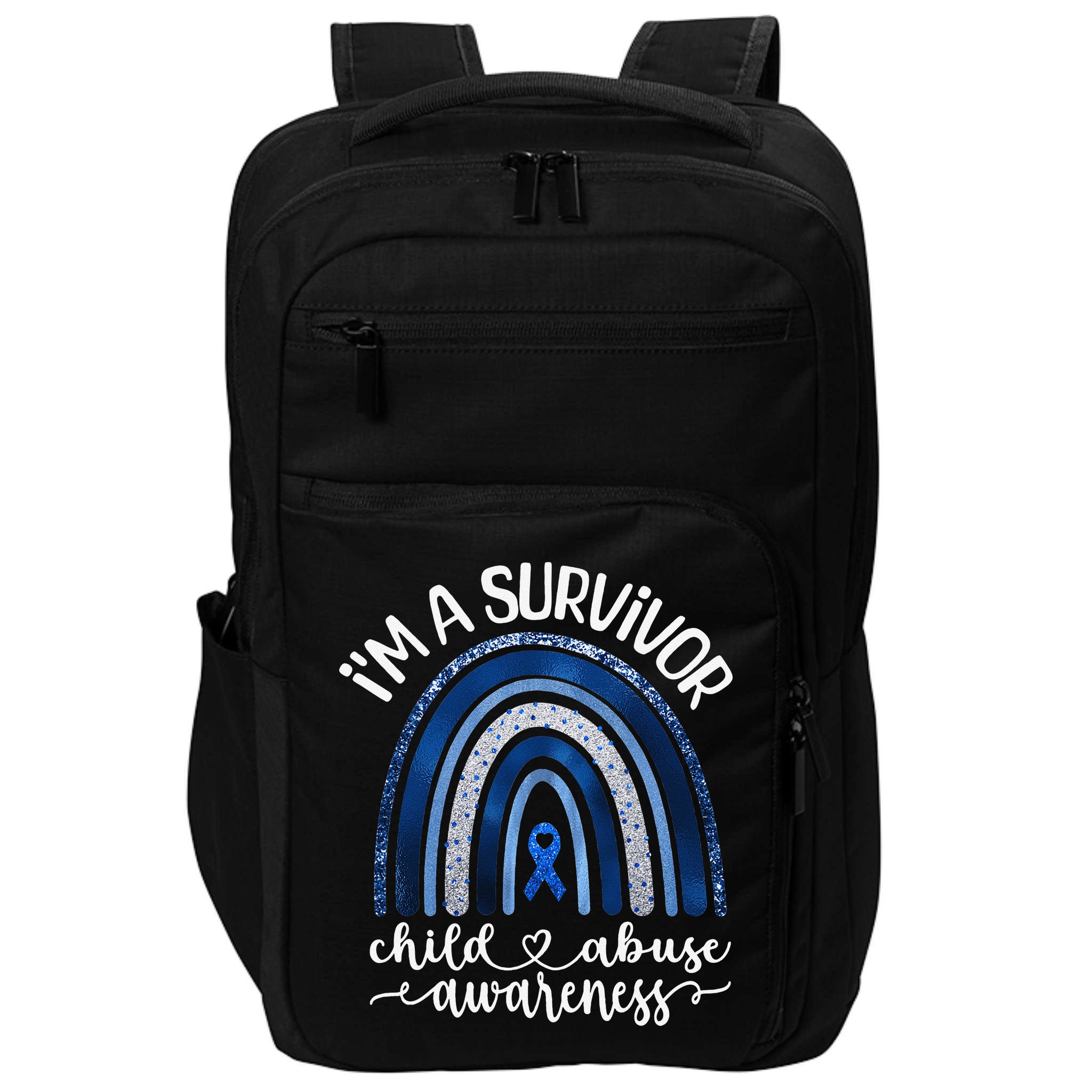 Stand Up For Children Child Abuse Awareness And Prevention Impact Tech Backpack