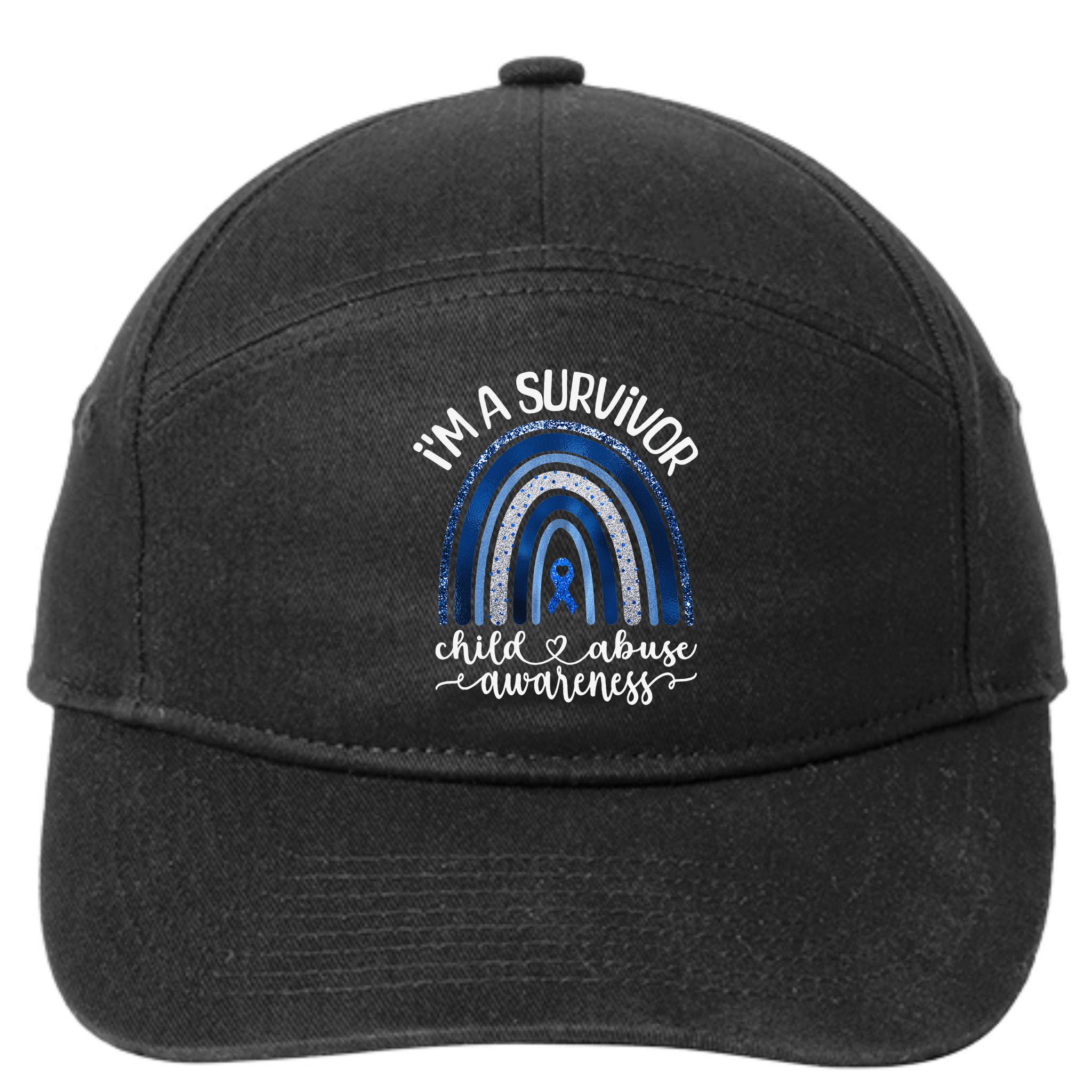Stand Up For Children Child Abuse Awareness And Prevention 7-Panel Snapback Hat
