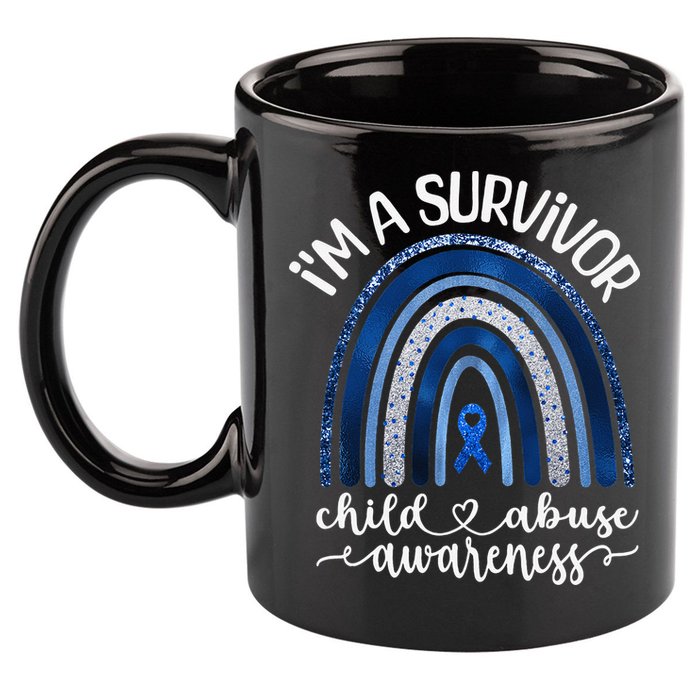 Stand Up For Children Child Abuse Awareness And Prevention 11oz C Handle Ceramic Mug