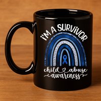 Stand Up For Children Child Abuse Awareness And Prevention 11oz C Handle Ceramic Mug