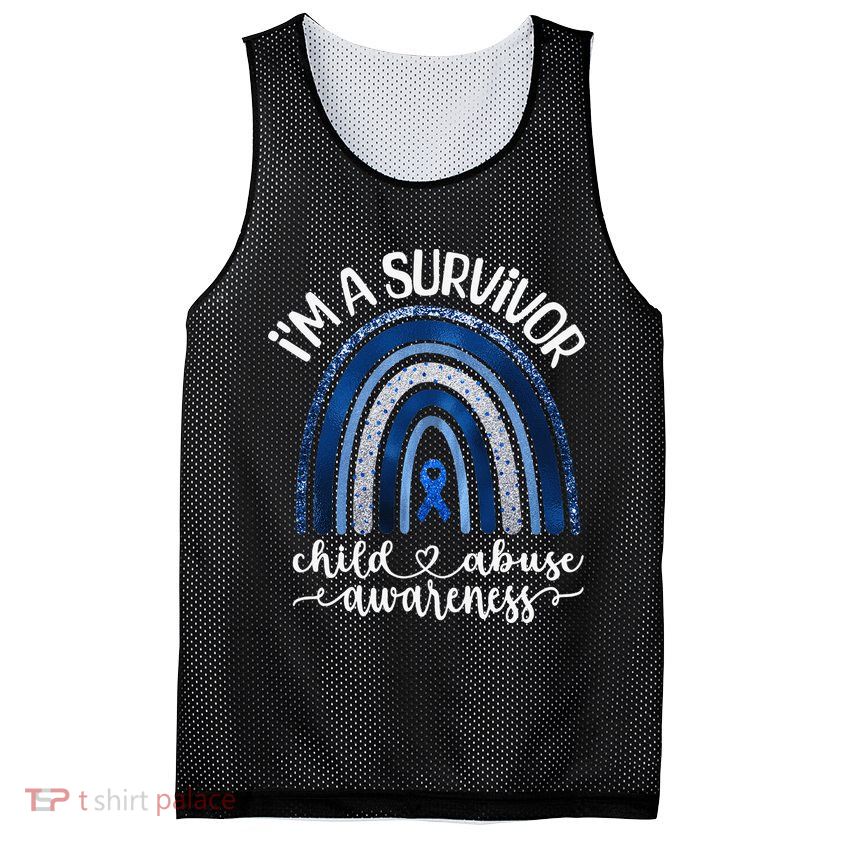 Stand Up For Children Child Abuse Awareness And Prevention Mesh Reversible Basketball Jersey Tank