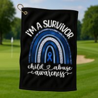 Stand Up For Children Child Abuse Awareness And Prevention Golf Towel