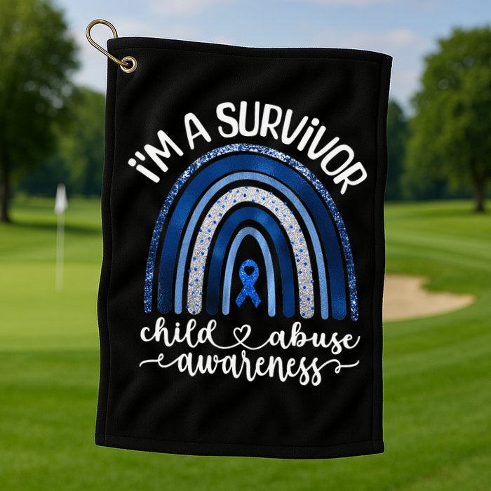 Stand Up For Children Child Abuse Awareness And Prevention Golf Towel