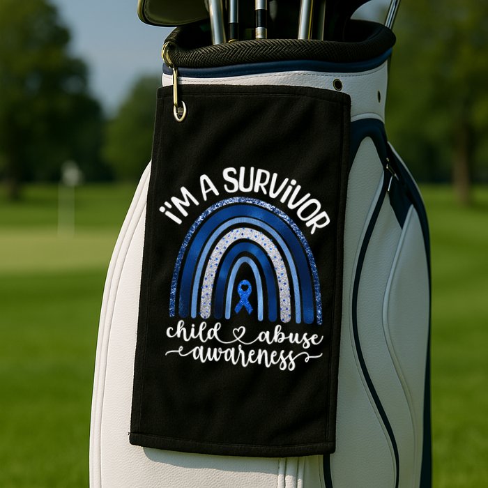 Stand Up For Children Child Abuse Awareness And Prevention Golf Towel