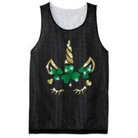 Sarcastic Unicorn Face Print Cute Saint Patrick's Day Mesh Reversible Basketball Jersey Tank