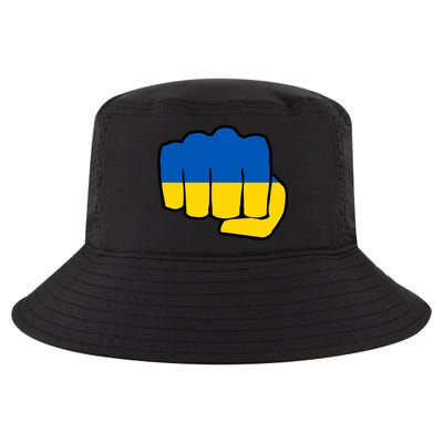 Support Ukraine Flag Fist Cool Comfort Performance Bucket Hat