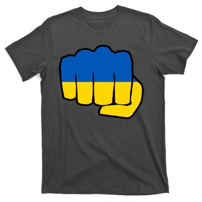 Support Ukraine Flag Fist T-Shirt