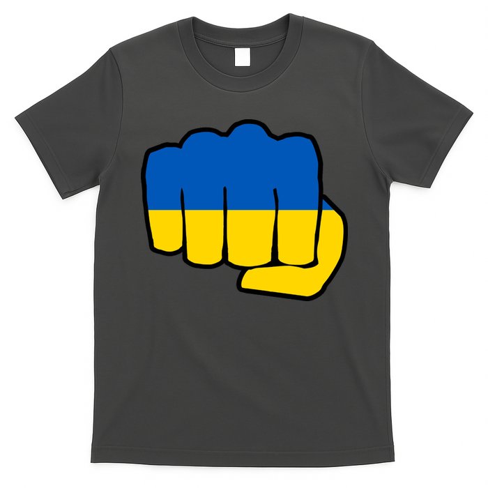 Support Ukraine Flag Fist T-Shirt